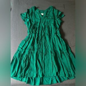 Maeve Anthropology Green Dress